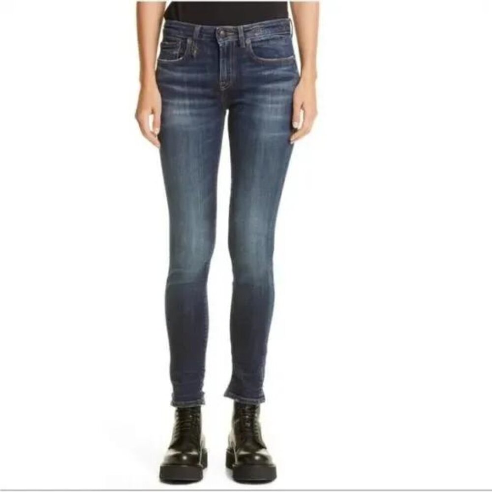 R13 Alison Skinny Jeans in Howell Indigo